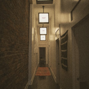 Hallway of Music City Loft's building