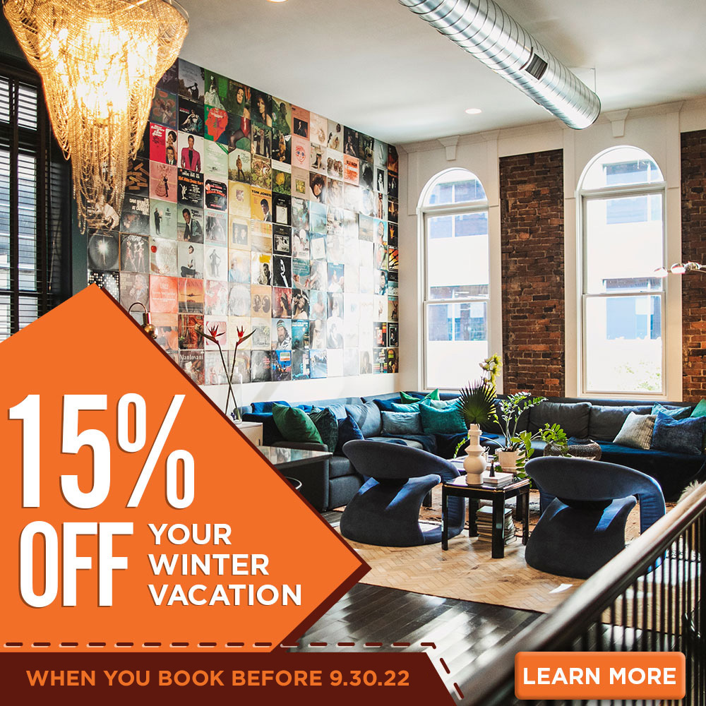 15% off your winter vacation